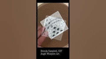 Mindful Monday 19. Draw  along with me and create this tile using the Zentangle Method. #zentangle