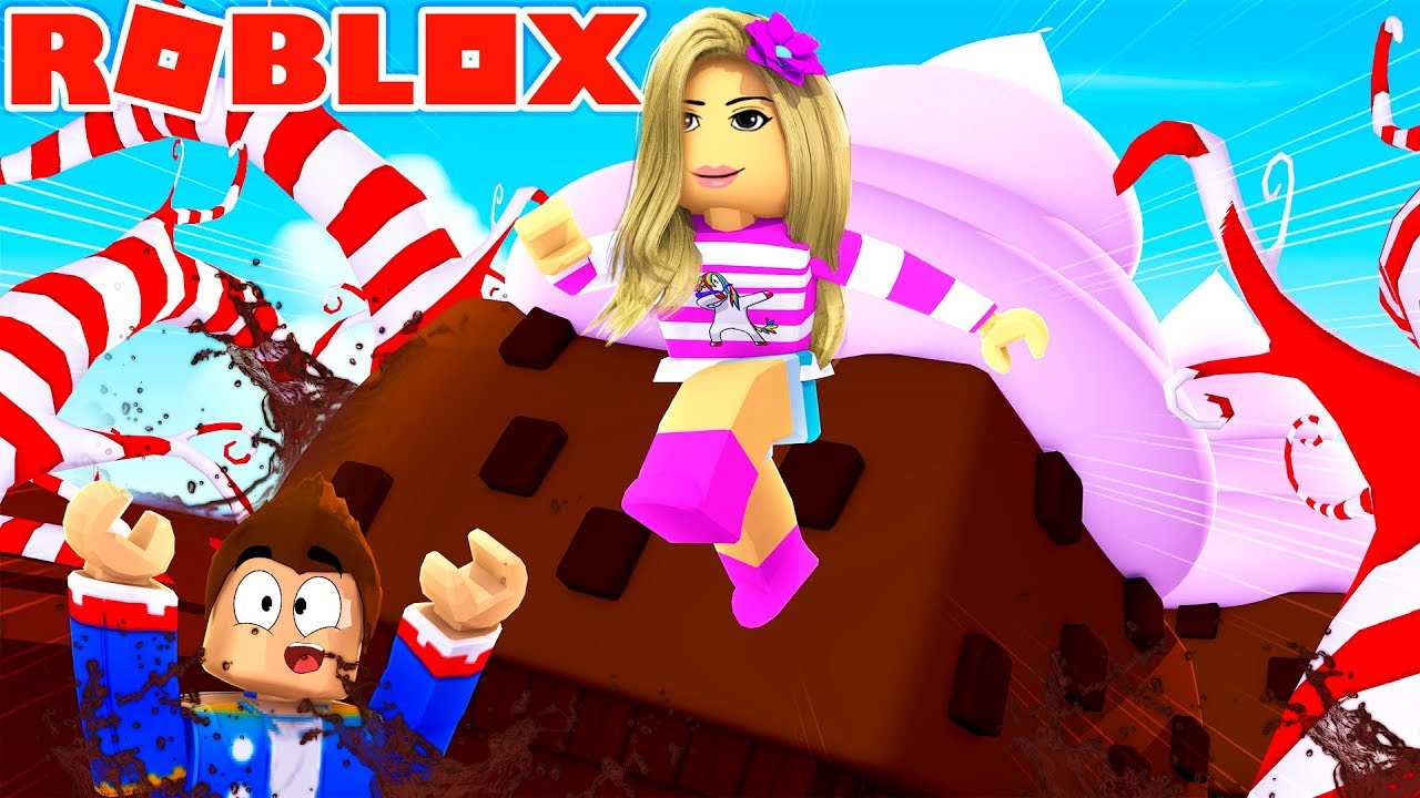Roblox Little Leah Plays Drowning In A Chocolate River Escape