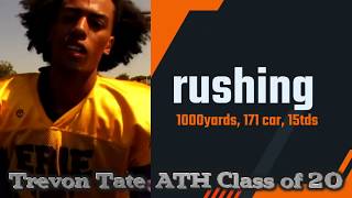 Trevon Tate ATH Erie Hgh Class of 2020