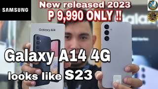 Samsung Galaxy A14 4G 2023 looks like S23 | New affordable phone Philippines | Quick Review