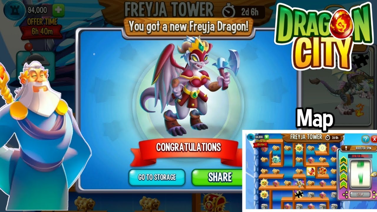 Reveal Freyja Tower Event Island Full Map - Dragon City