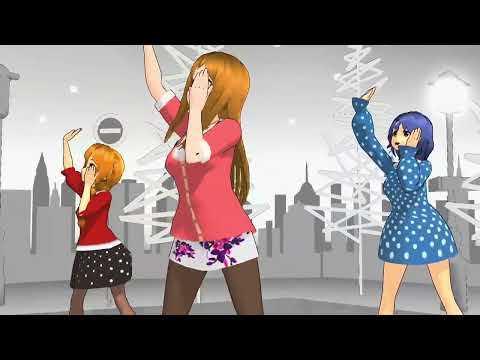 [MMD & AI Cover] ねぇ Nee (Perfume) 莉緒・風花・このみ Rio, Fuka, Konomi