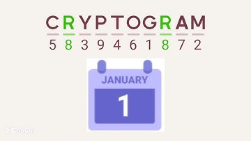 Cryptogram Daily Challenge january 1 2025 - 