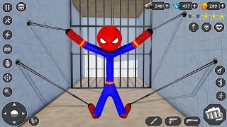 Stick Rope Hero Superhero Game | Gameplay screenshot 4