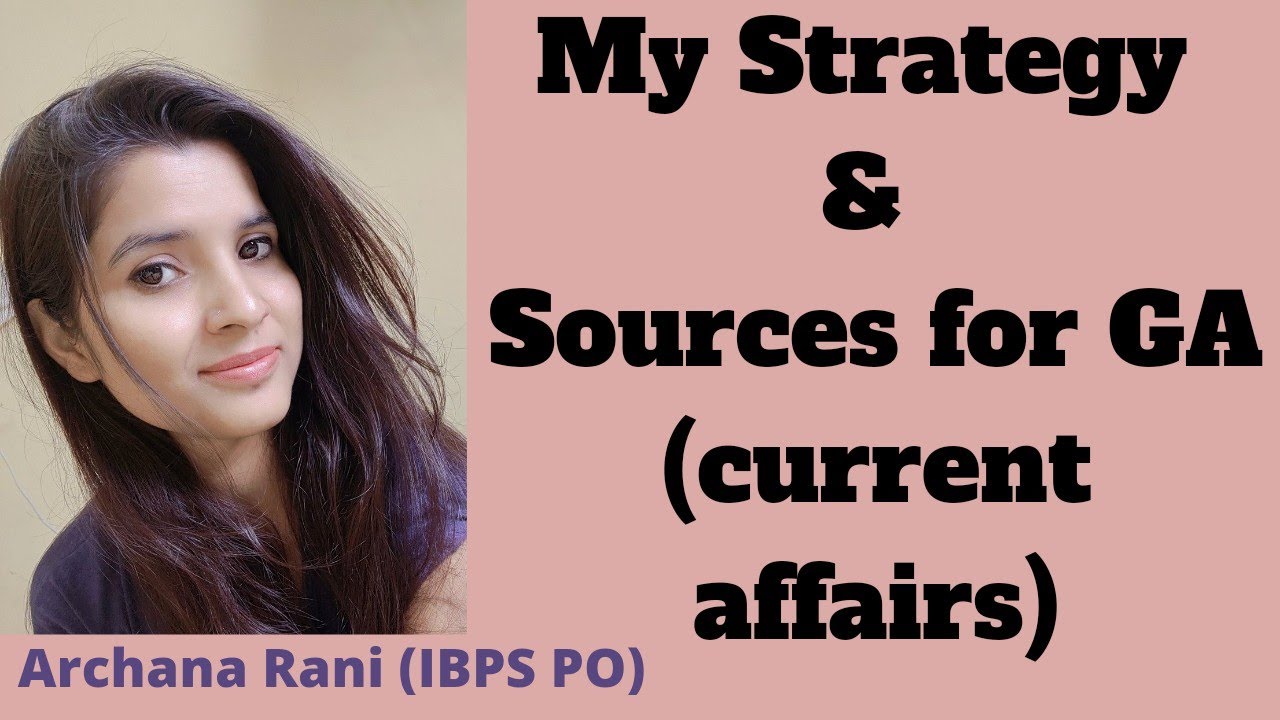 My Strategy and sources for GA Section|| Must watch👍|| Archana Rani ...