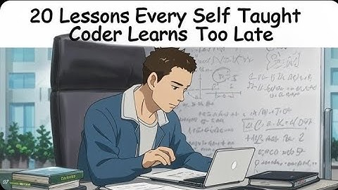 20 Lessons Every Self Taught Coder Learns Too Late
