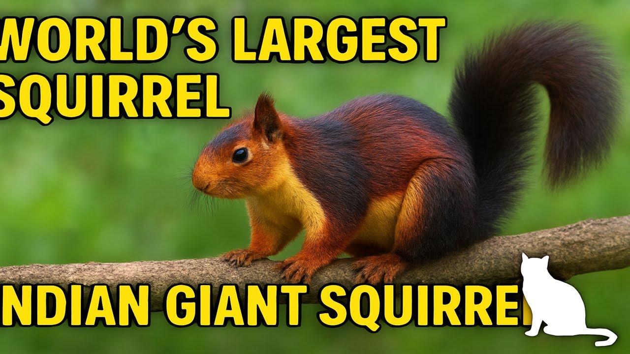 The Indian Giant Squirrel 🐿️ | World’s Largest & Most Colorful Squirrel