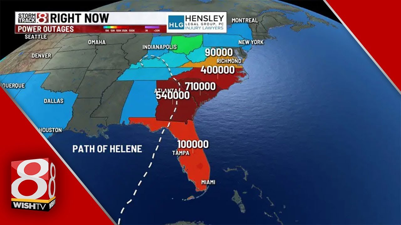 Hundreds of thousands in the Southeast still without power after Helene ...