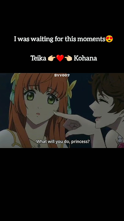 (Teika × Kohana)~Magic-Kyun! Renaissance #animeedit #couple #love #dance #lover #animelover #ytshort