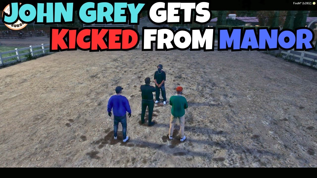 John Grey Gets Kicked From Manor & Breaks Out of His Shell | NOPIXEL 4.0 GTA RP