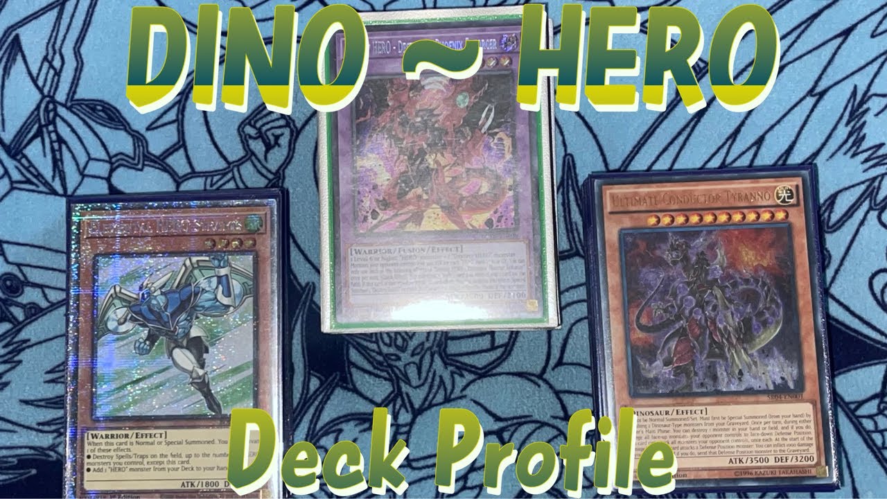 Top Tier Yu-Gi-Oh! DINOSAUR HERO Deck Profile + Combos ( Dec-2021)