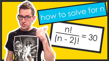 How to Solve an Equation Involving Factorials
