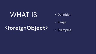 foreignObject in SVG | SVG element | SVG course part 9