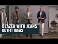 How To Wear A Blazer With Jeans | 5 Different Outfit Ideas | How To Style Blazers