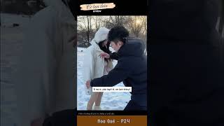 Hoa Quế P24 - Chơi trò ném tuyết cùng cô em dễ thương vùng Đông Bắc #shorts #hoaque #cobanthan