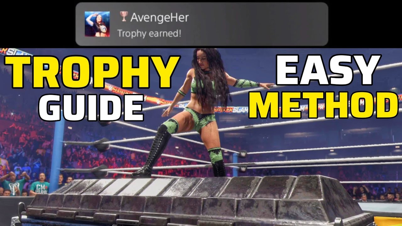 WWE 2K26 - 🏆AvengeHer🏆 Trophy Guide Gameplay | Using Chelsea