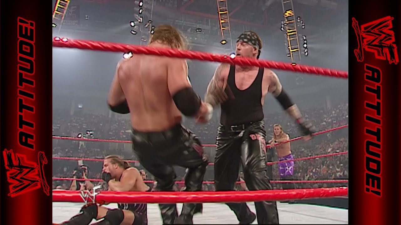 Test, RVD & Booker T vs. Y2J & Brothers of Destruction WWF RAW (2001