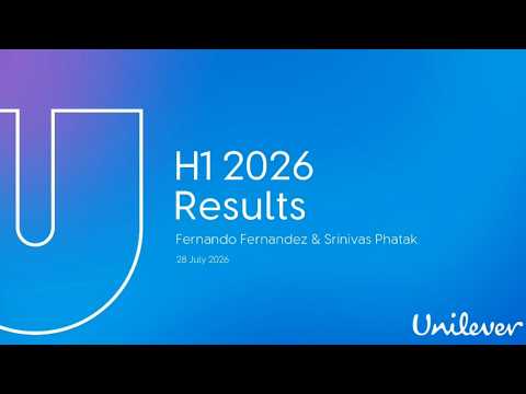 Unilever | Q2 & H1 2026 | Results | Webcast & Q&A