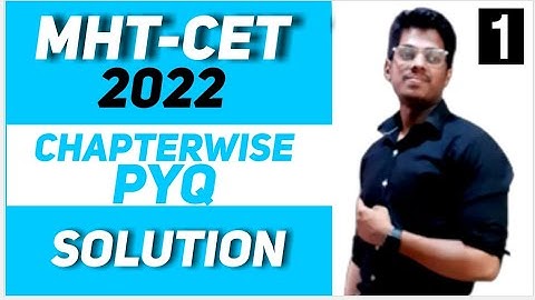 PYQs MHT-CET Chemistry - 02. Solutions Class 12th  By - #abhisheksir 2022 Previous year Questions. 1