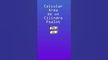 😦💻Calcular el Área de un Cilindro en Pseint desde cero #shorts #pseint #programacion #youtubeshorts
