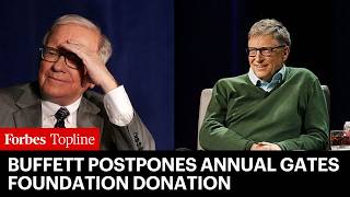 Buffett Delays Annual Gift To Gates Foundation Amid Scrutiny Over Epstein Ties, Report Says