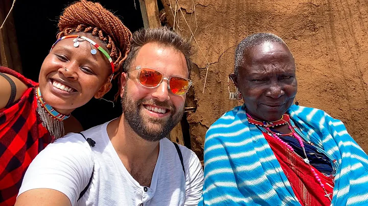 I wasnt expecting this at a Maasai village