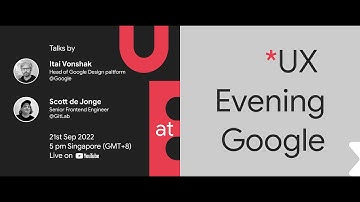 UX Evening at Google: Design Systems