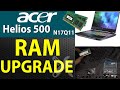 How to Upgrade RAM on Acer Predator Helios 500 Laptop - Step-by-Step 💻