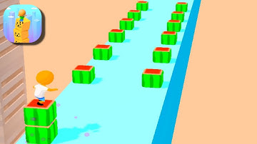 Cube Surfer-All Levels Android IOS Walkthrough Gameplay | Big Update|SDFGSDFG