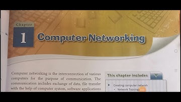 Class-8 Computer Chapter-1 Computer Networking (Part-2)