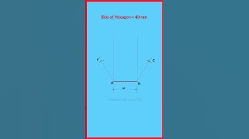 Hexagon by Angle Method #education    #mathematics #engineeringcourses  #engineeringgraphics