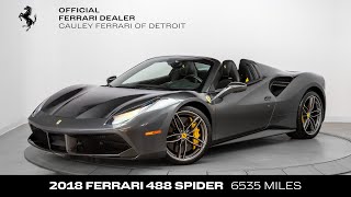 2018 Ferrari 488 Spider