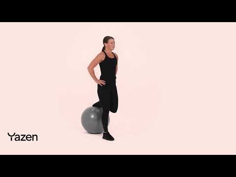 Stability ball split squat – de juiste techniek voor benen en balans