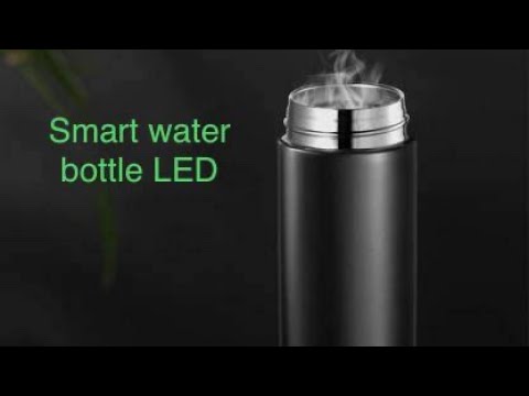 Louis LED display water bottle