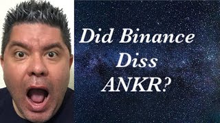 Was ANKR disrespected by Binance ANKR