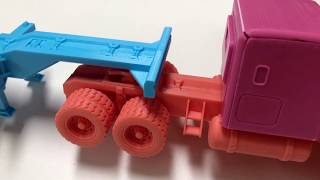 Foldable Peterbilt trailer frame prusa