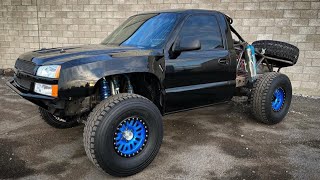 Caged Chevy Prerunner full build description. Mazzulla