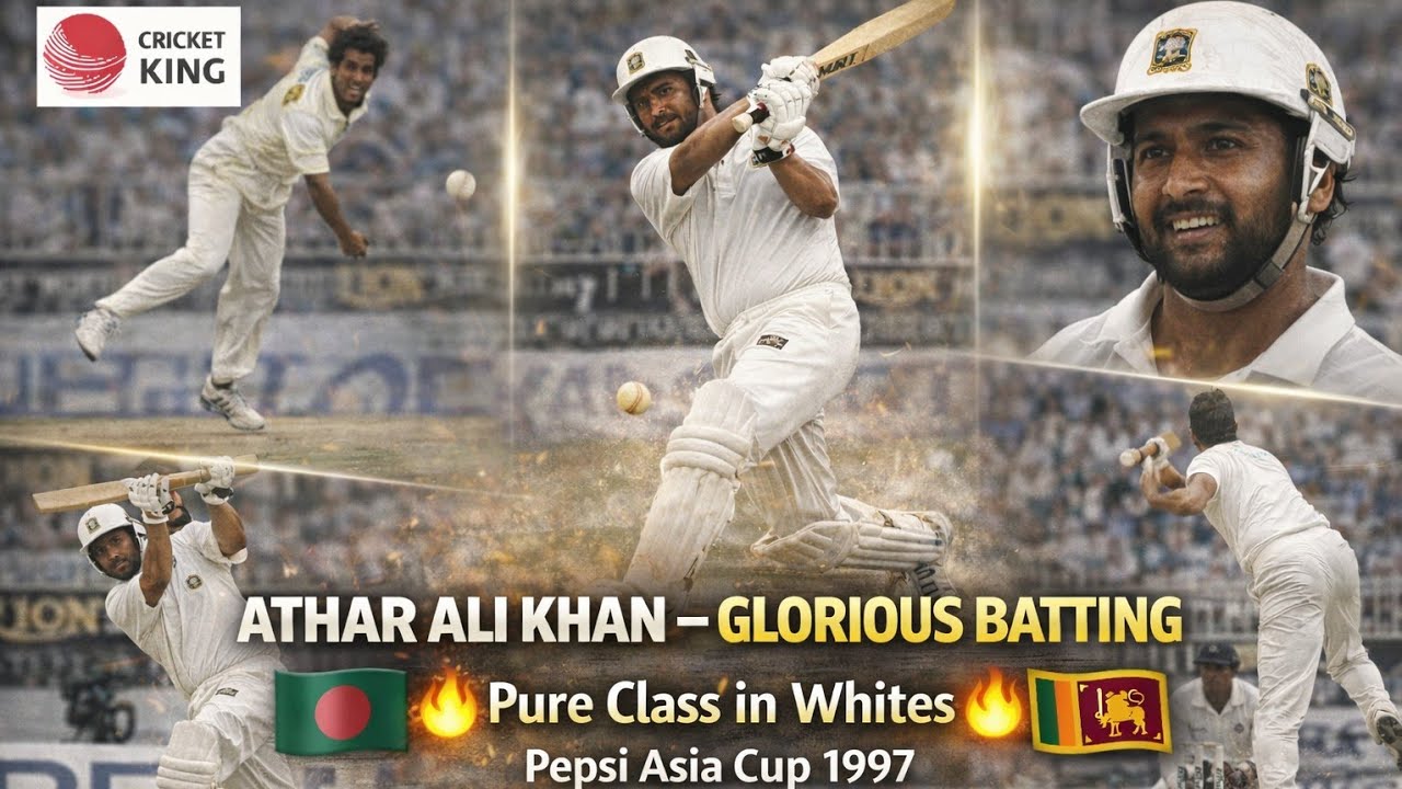 Великолепная игра Атара Али Хана против Шри-Ланки в Коломбо | Кубок Азии Pepsi 1997