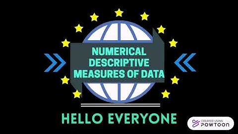 QMT 181 Numerical Descriptive Measures Of Data (4.2-4.3) from J4BA1173G