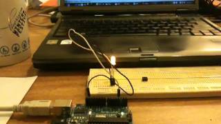 Arduino + Firefly: using Number Slider to control LED brightness