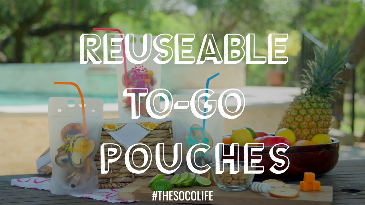 To-go Drink Pouches with SoCo Adult Capri Suns