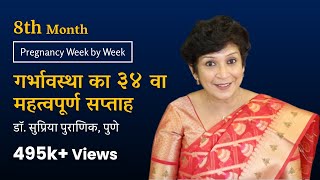 गर्भावस्था का ३४ वा सप्ताह | Pregnancy Week by Week | 3rd Trimester |8th Month- Dr. Supriya Puranik