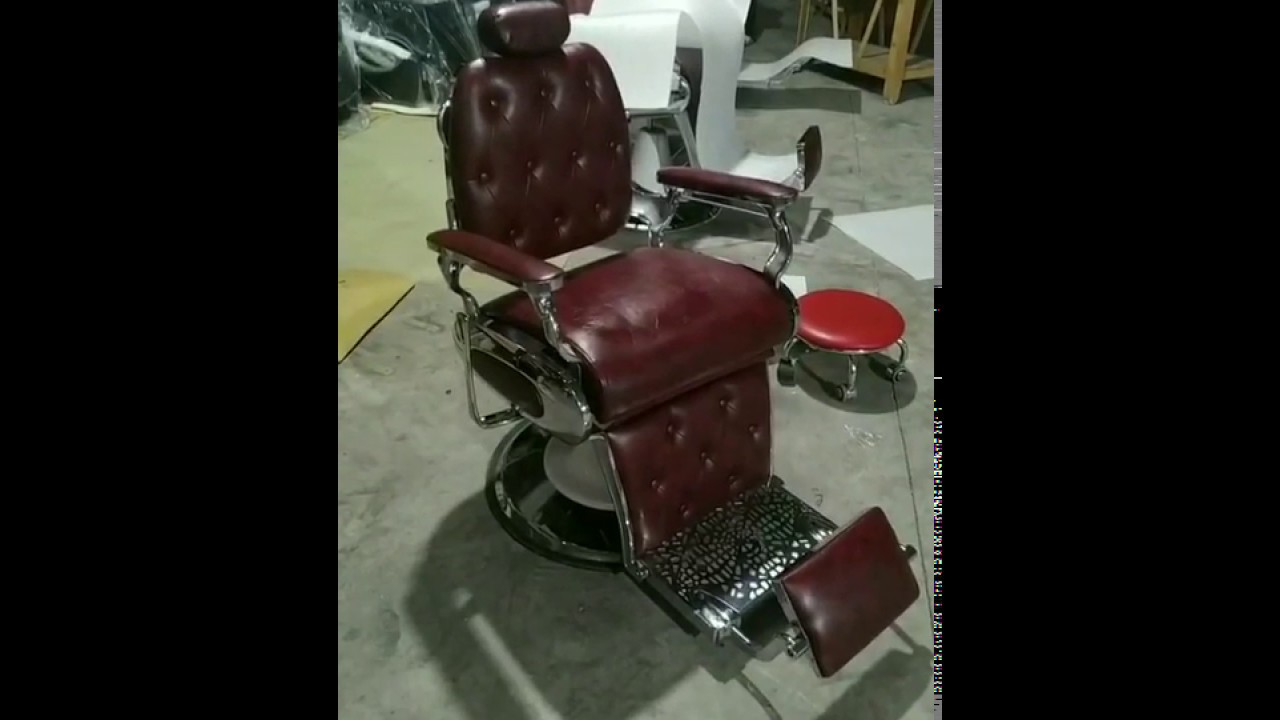 Vintage Hydraulic Reclining Barber Chair supplier & Manufacturer YouTube