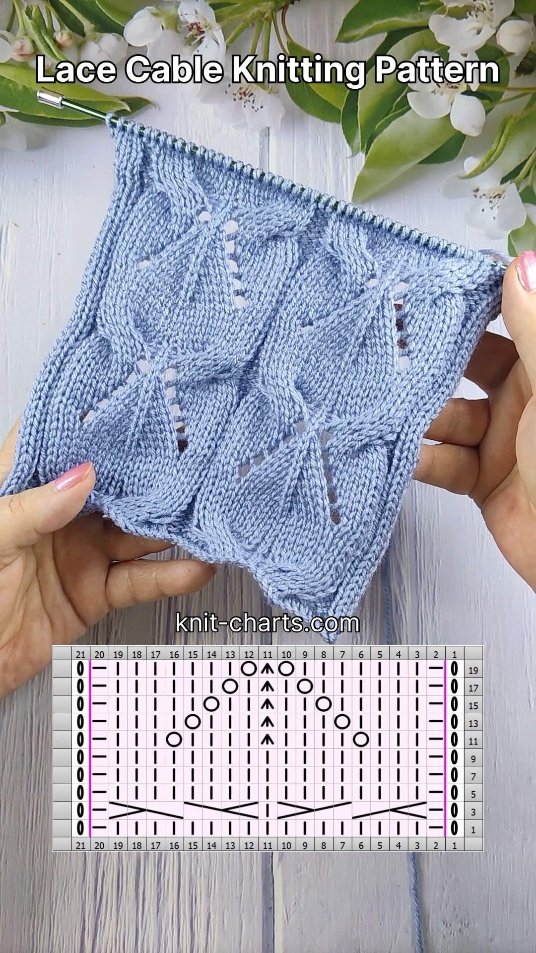 トップス acka double lace cable knit Lace Cable Knitting Pattern #lacecablepattern #knitwear