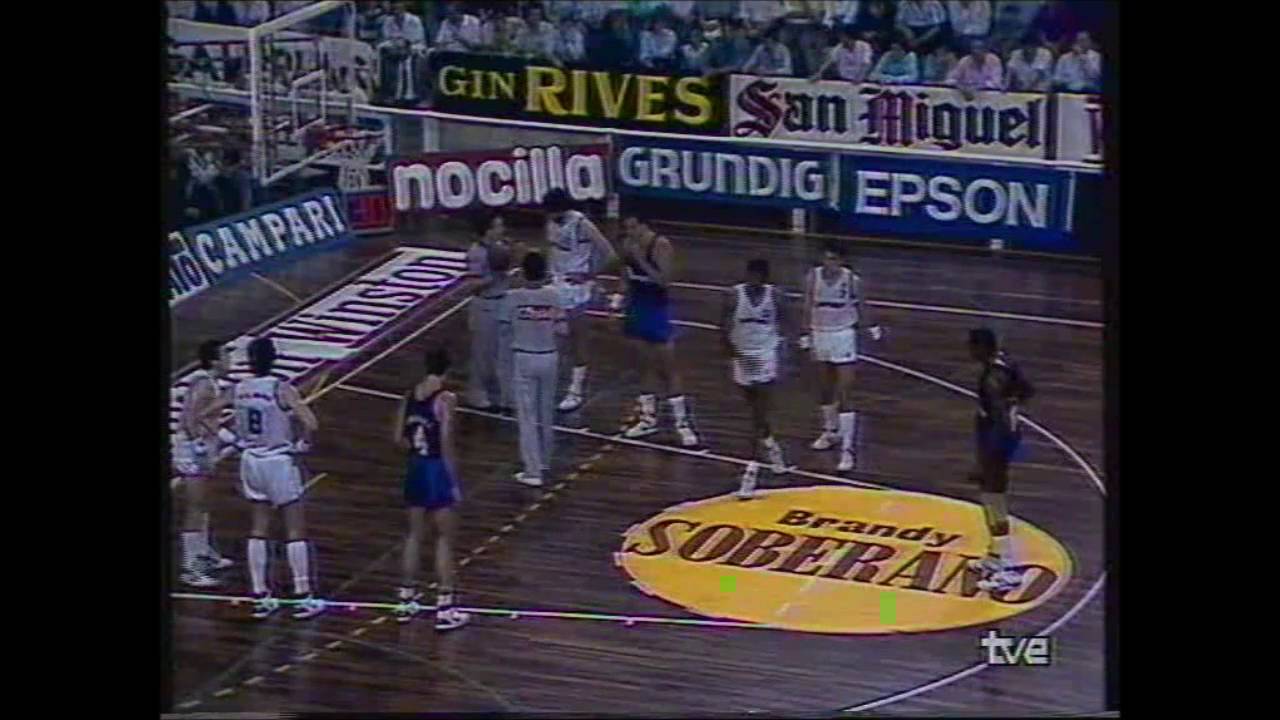 1988 FINAL ACB GAME5 BARCELONA - REAL MADRID