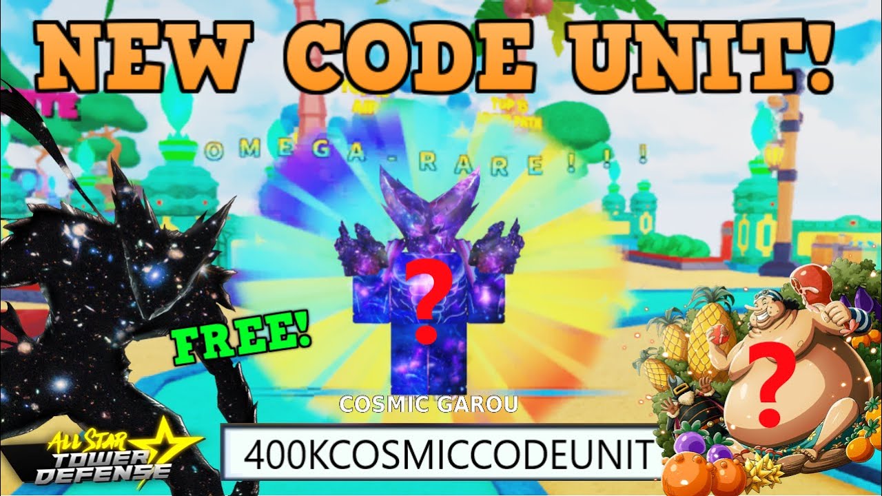 NEW 400K CODE UNIT] HOW TO GET MY NEW FREE SECRET CODE UNIT & WHAT IS IT?!  ALL STAR TOWER DEFENSE 