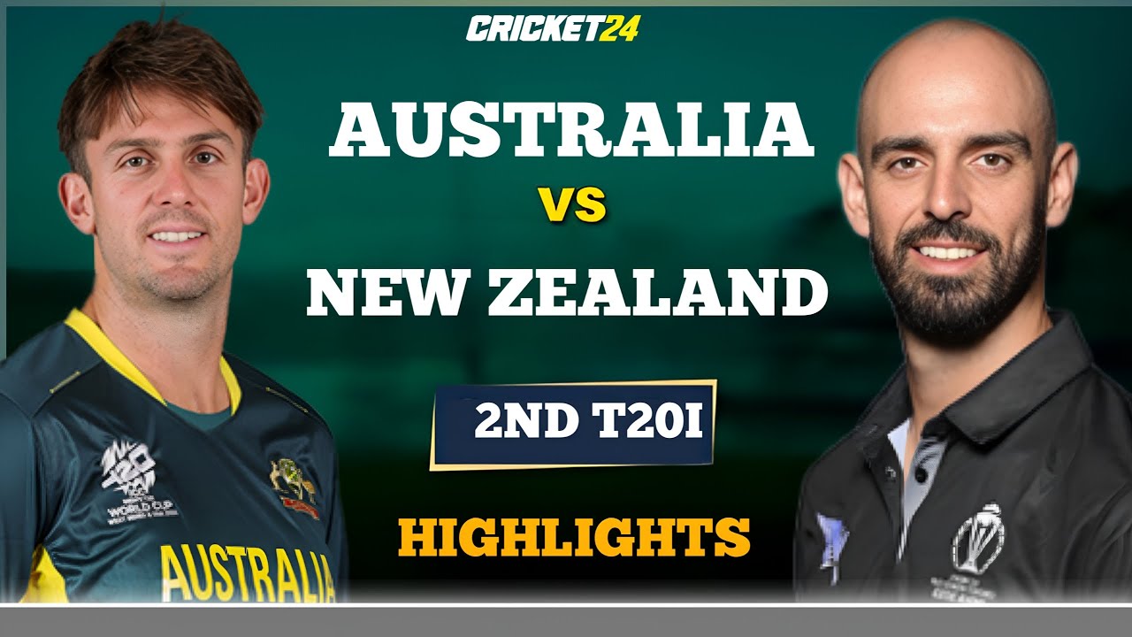 Australia vs New Zealand 2nd T20 Highlights 2025 | AUS vs NZ 2nd T20 ...