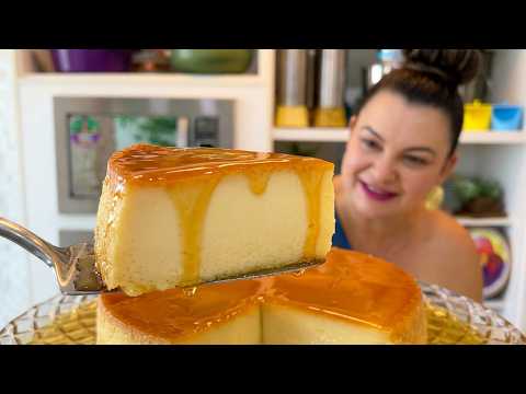 SMOOTH AND CREAMY FLAN WITHOUT A BLENDER WITH A PERFECT CARAMEL SAUCE