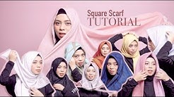 10 SQUARE HIJAB TUTORIAL! Simple~ - Durasi: 11.56. 