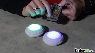 2pk Wireless LED Color Changing Accent Lights